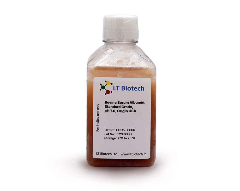 Bovine Serum Albumin,Standard Grade, pH 7.0, Origin USA