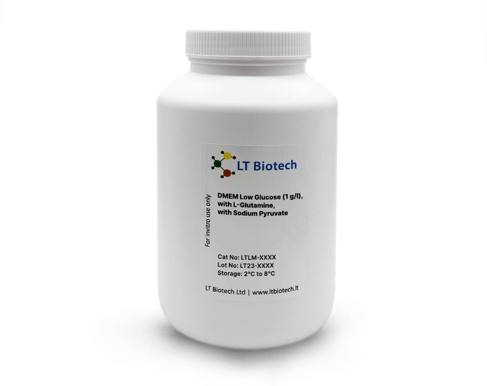 DMEM Low Glucose (1 g/l), with L-Glutamine, with Sodium Pyruvate