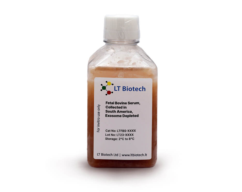 Fetal Bovine Serum, Collected in South America, Exosome Depleted