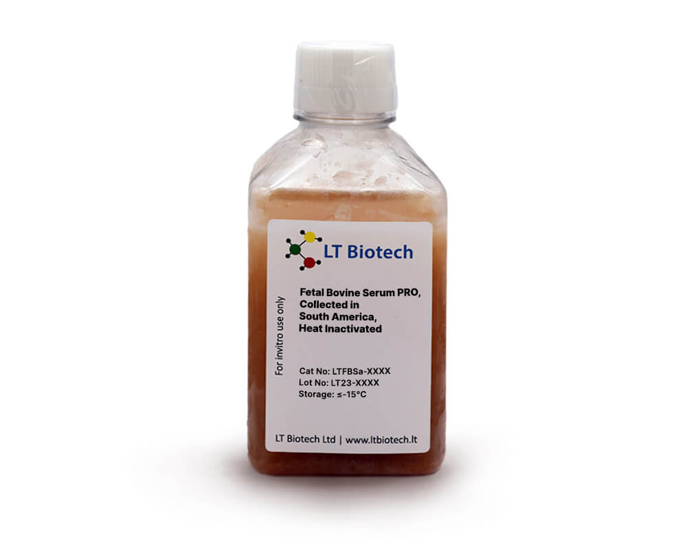 Fetal Bovine Serum PRO, Collected in South America, Heat Inactivated