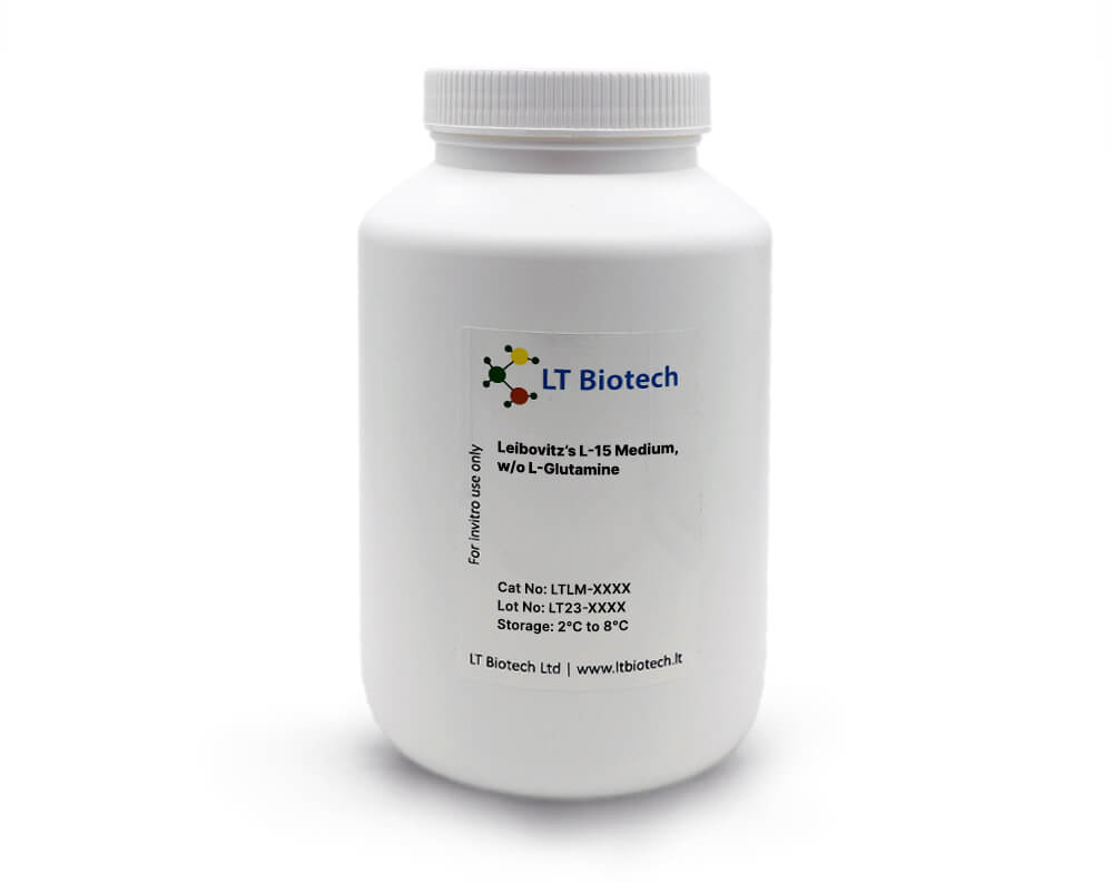 Leibovitz’s L-15 Medium, w/o L-Glutamine
