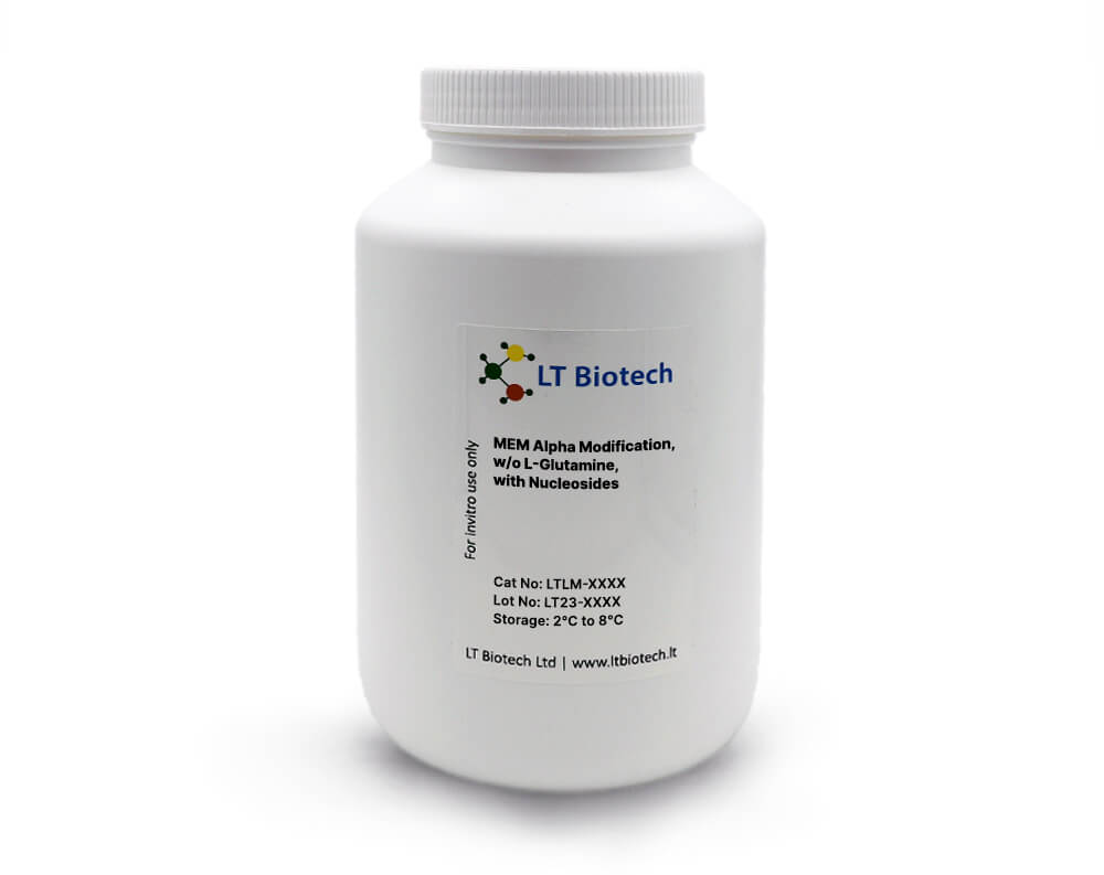 MEM Alpha Modification, w/o L-Glutamine, with Nucleosides
