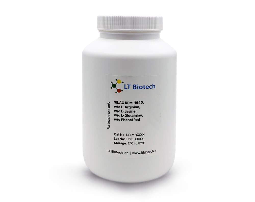 SILAC RPMI 1640, w/o L-Arginine, w/o L-Lysine, w/o L-Glutamine, w/o Phenol Red