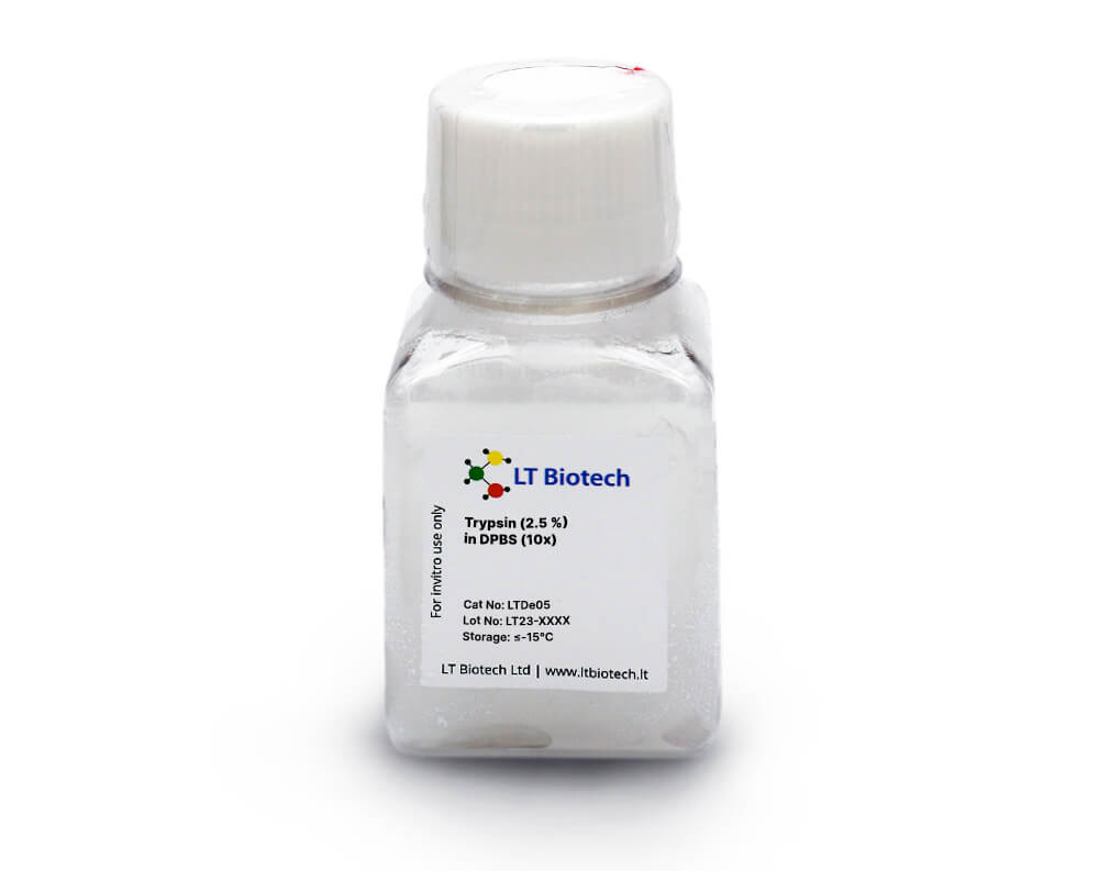 Trypsin (2.5 %) in DPBS (10x)