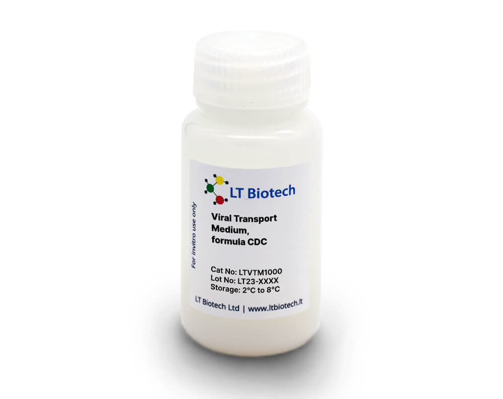 Viral Transport Medium, formula CDC